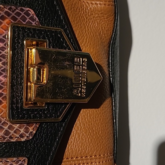 Aimee Kestenberg Leather and Snakeskin Purse - Picture 4 of 13